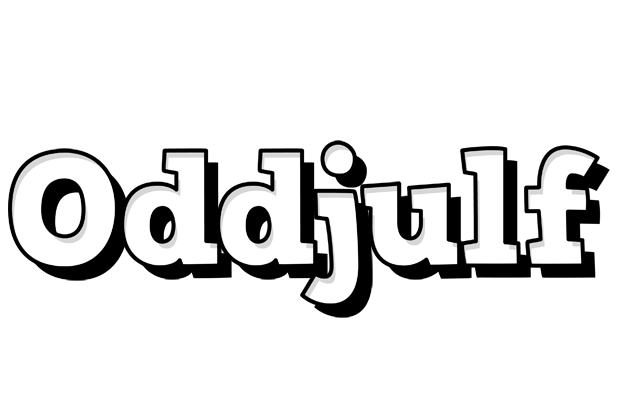 Oddjulf snowing logo