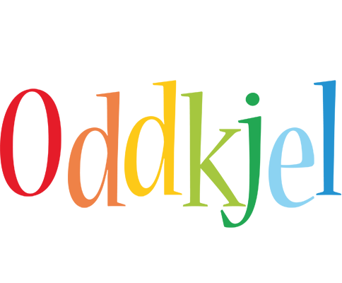 Oddkjel birthday logo