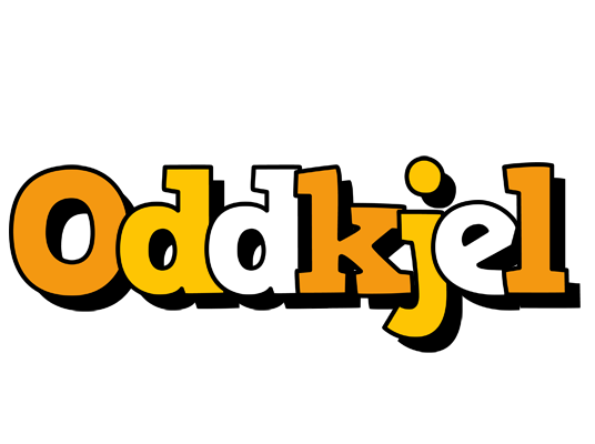 Oddkjel cartoon logo