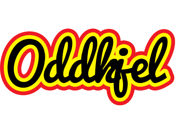 Oddkjel flaming logo