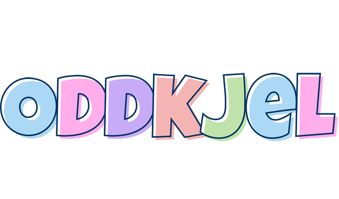 Oddkjel pastel logo