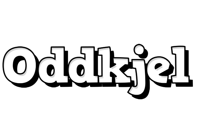 Oddkjel snowing logo