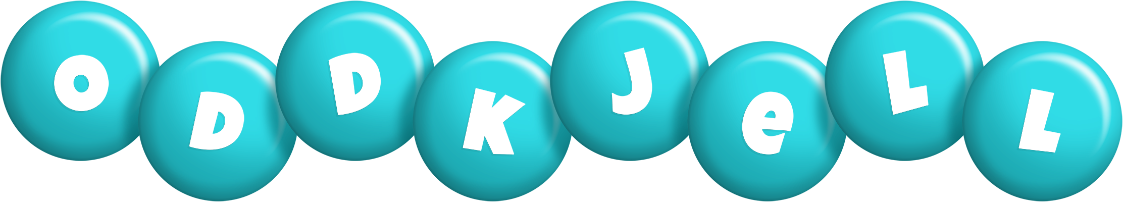 Oddkjell candy-azur logo