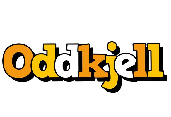 Oddkjell cartoon logo