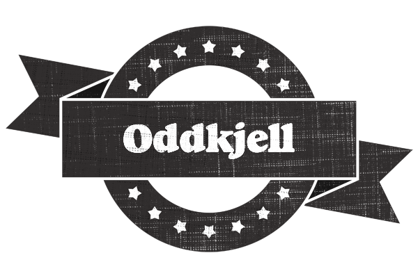 Oddkjell grunge logo