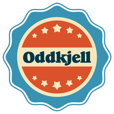 Oddkjell labels logo