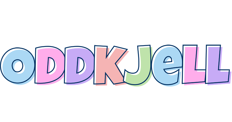 Oddkjell pastel logo