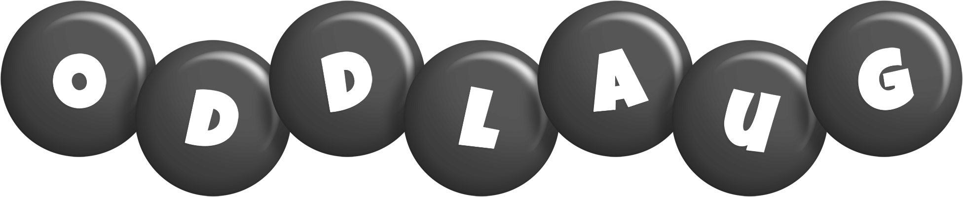 Oddlaug candy-black logo