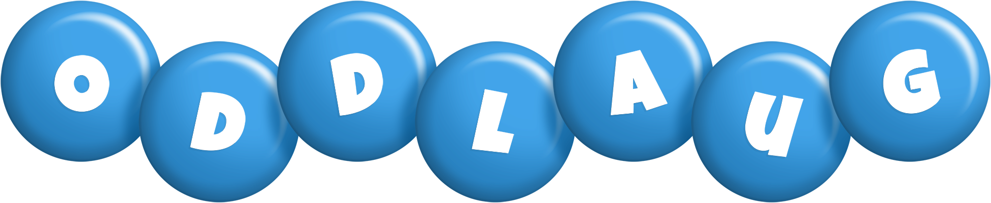 Oddlaug candy-blue logo
