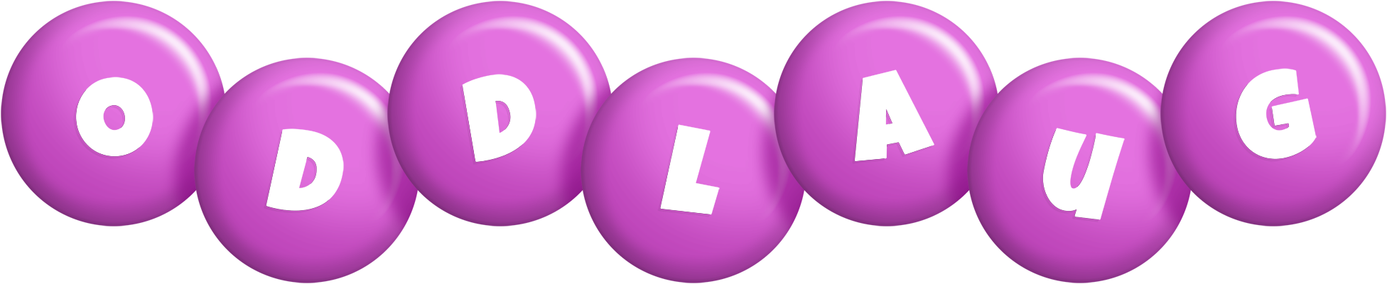 Oddlaug candy-purple logo