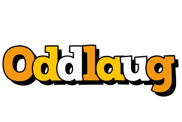 Oddlaug cartoon logo