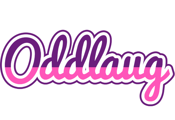 Oddlaug cheerful logo