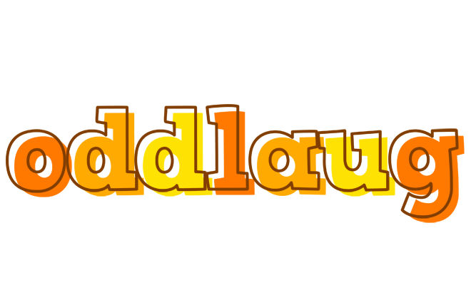 Oddlaug desert logo