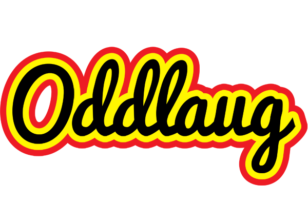 Oddlaug flaming logo