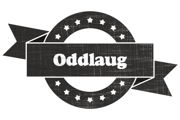 Oddlaug grunge logo