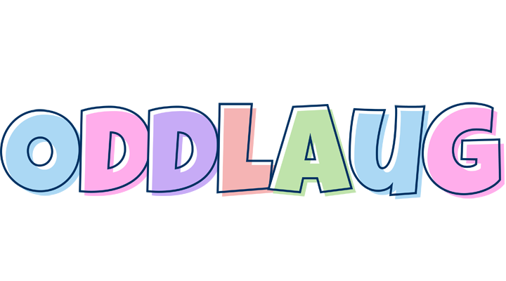 Oddlaug pastel logo