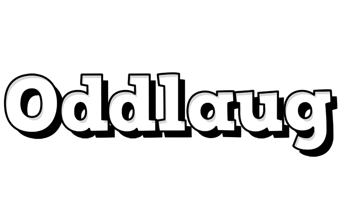 Oddlaug snowing logo