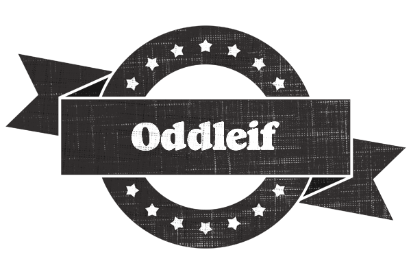 Oddleif grunge logo