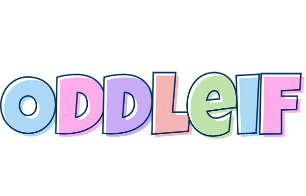 Oddleif pastel logo