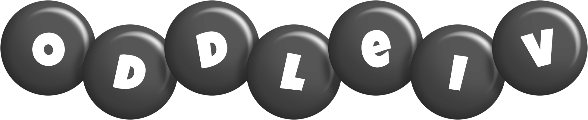 Oddleiv candy-black logo