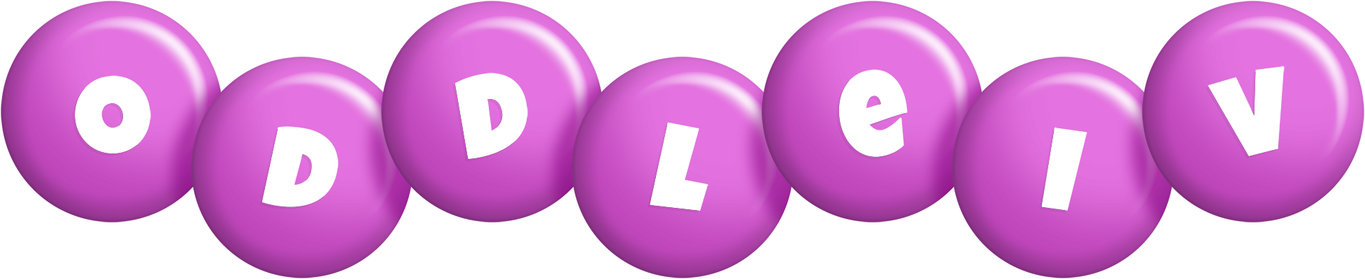 Oddleiv candy-purple logo