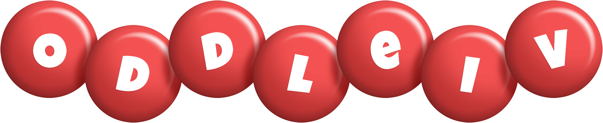 Oddleiv candy-red logo