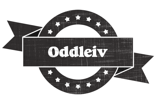 Oddleiv grunge logo