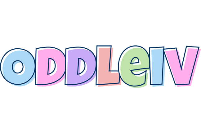 Oddleiv pastel logo