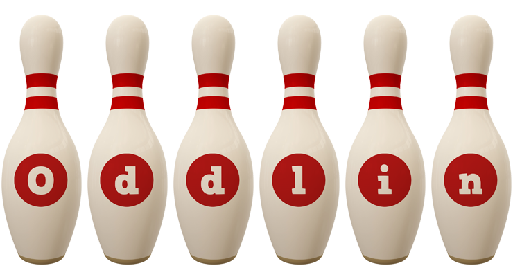 Oddlin bowling-pin logo