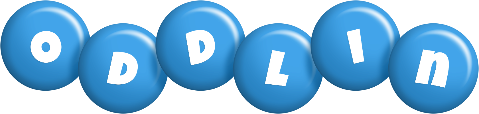 Oddlin candy-blue logo