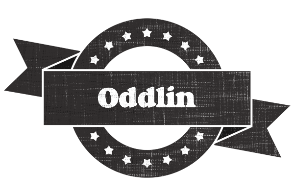 Oddlin grunge logo