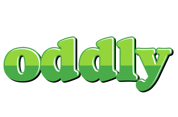 Oddly apple logo