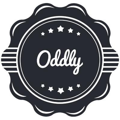 Oddly badge logo