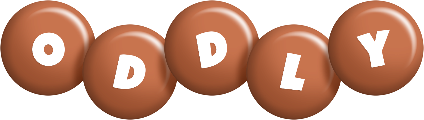 Oddly candy-brown logo