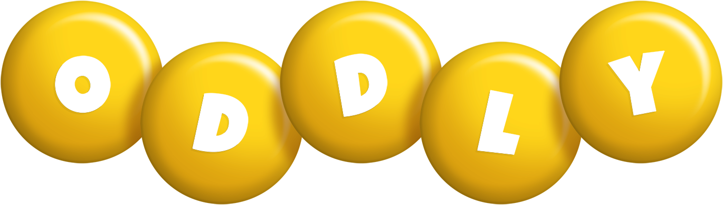 Oddly candy-yellow logo