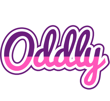 Oddly cheerful logo