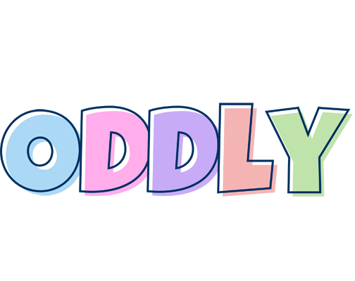 Oddly pastel logo