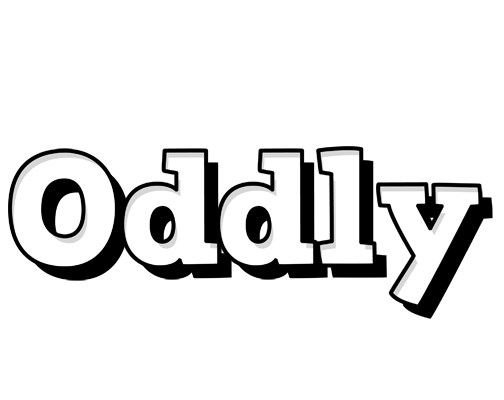 Oddly snowing logo