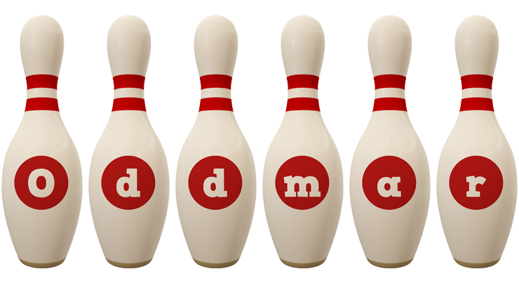 Oddmar bowling-pin logo
