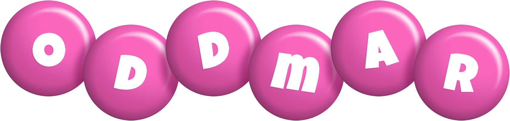 Oddmar candy-pink logo
