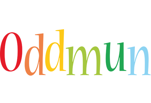 Oddmun birthday logo