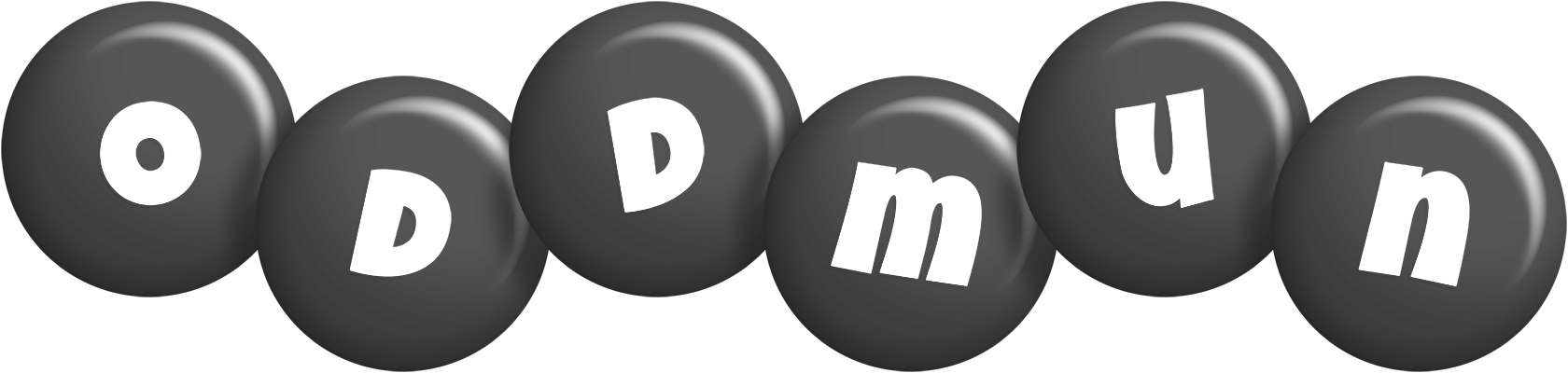 Oddmun candy-black logo