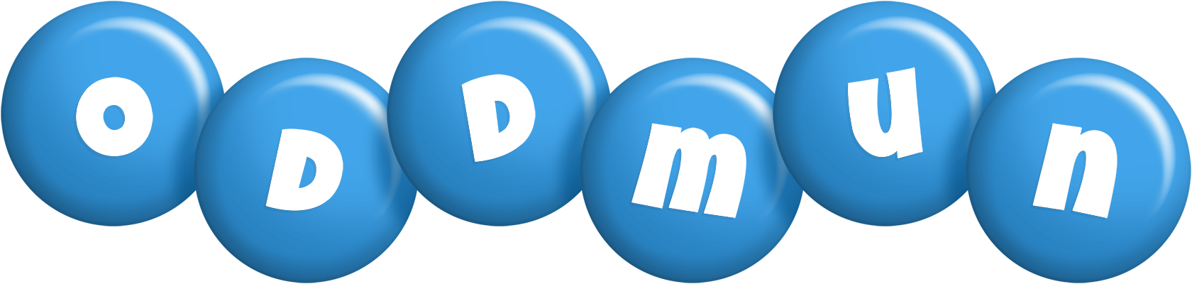 Oddmun candy-blue logo