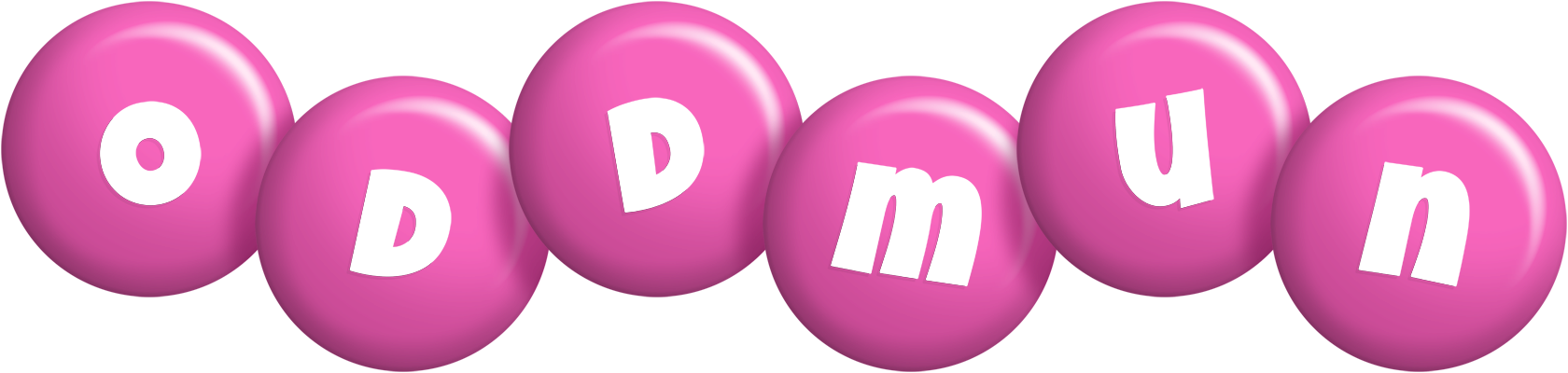 Oddmun candy-pink logo