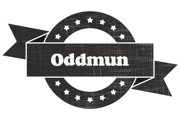 Oddmun grunge logo