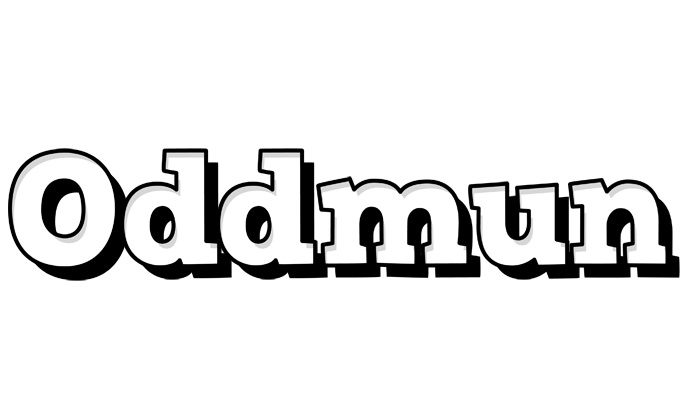 Oddmun snowing logo