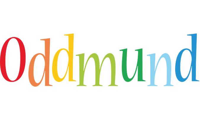 Oddmund birthday logo
