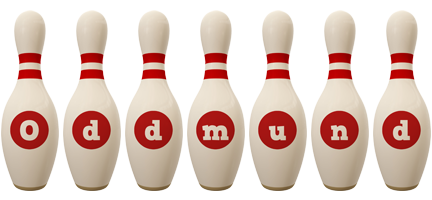 Oddmund bowling-pin logo