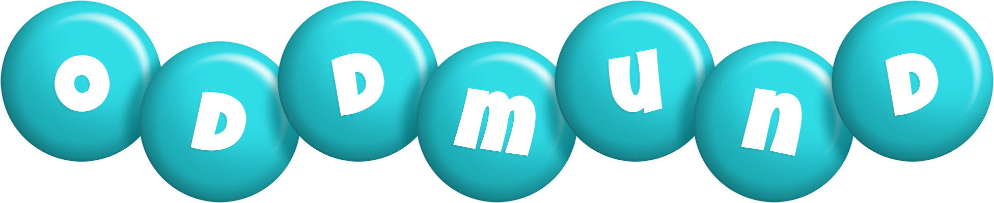 Oddmund candy-azur logo