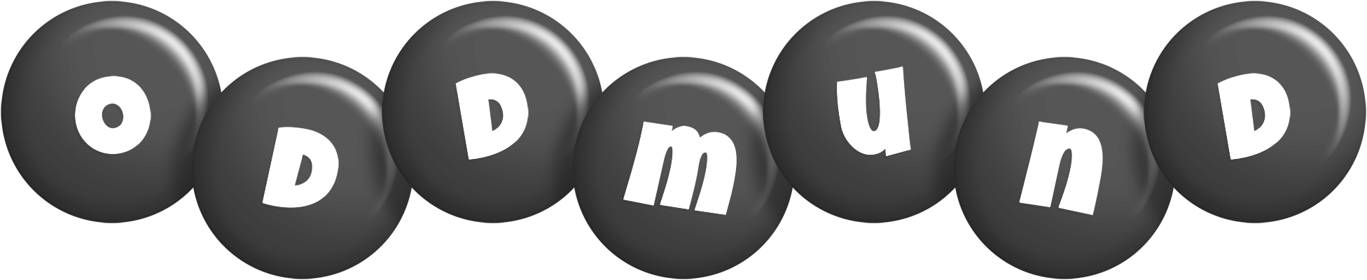 Oddmund candy-black logo